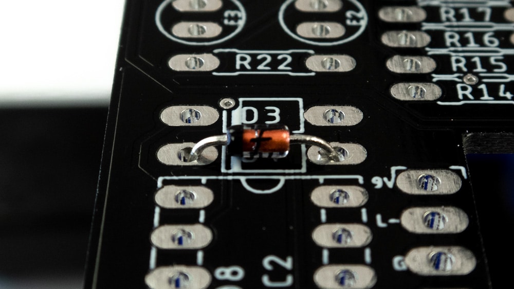 diode placed